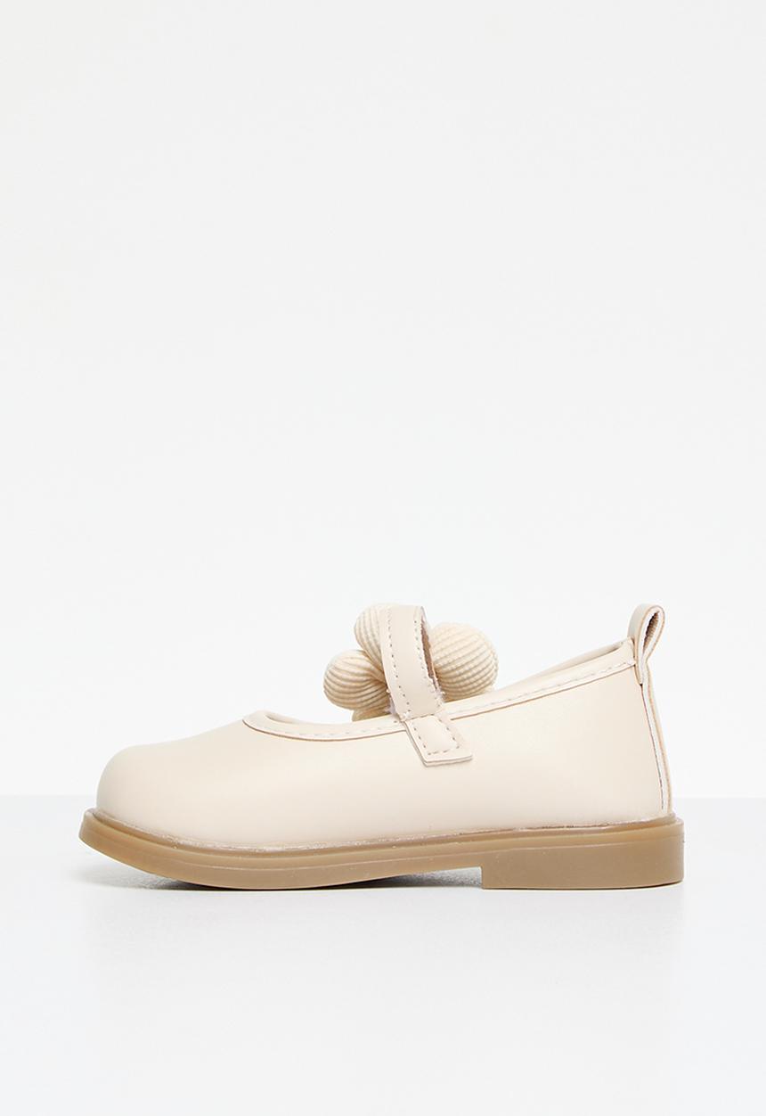 Pop Candy - Floral décor maryjanes - beige