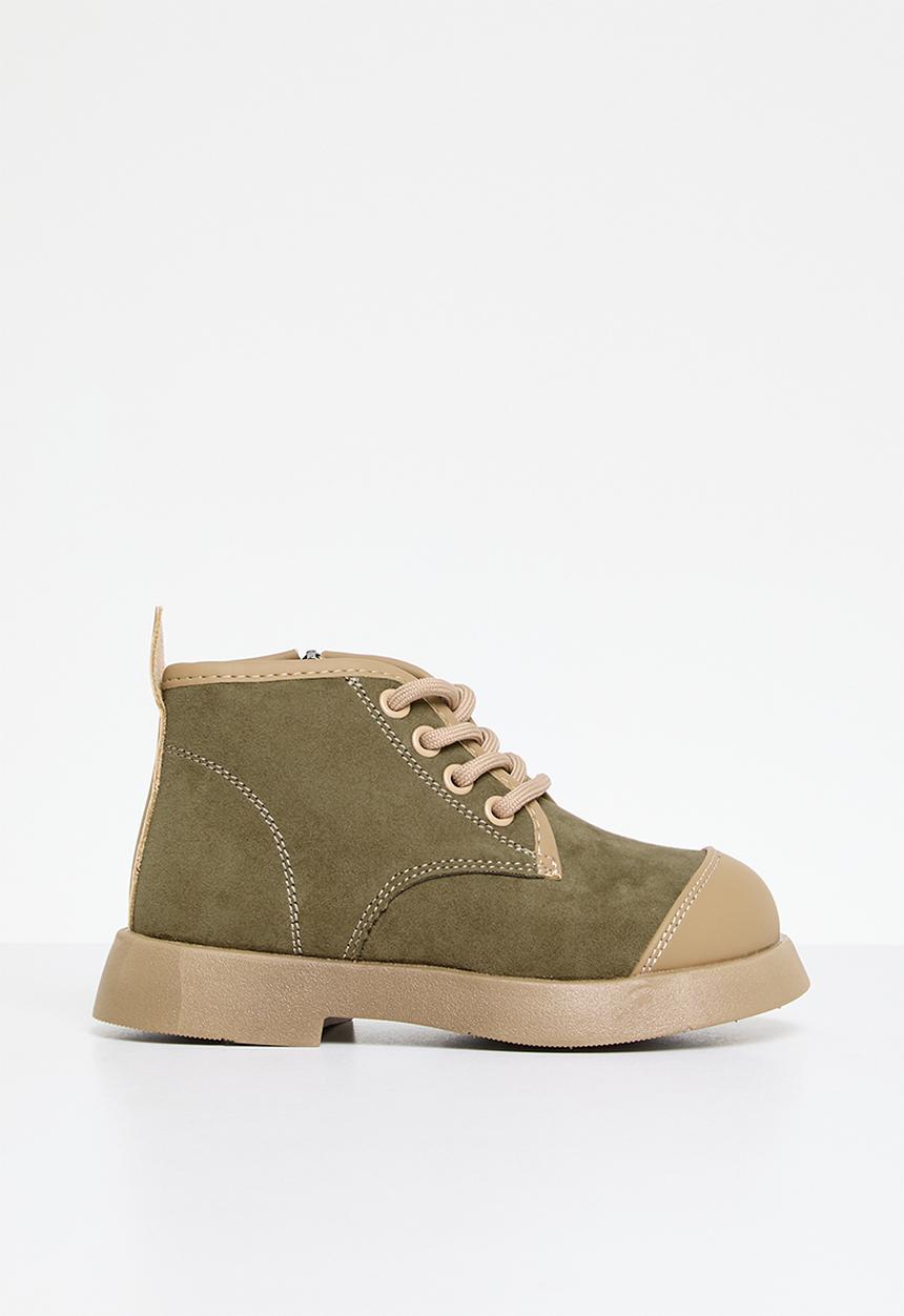 Pop Candy - Lace up boots - beige
