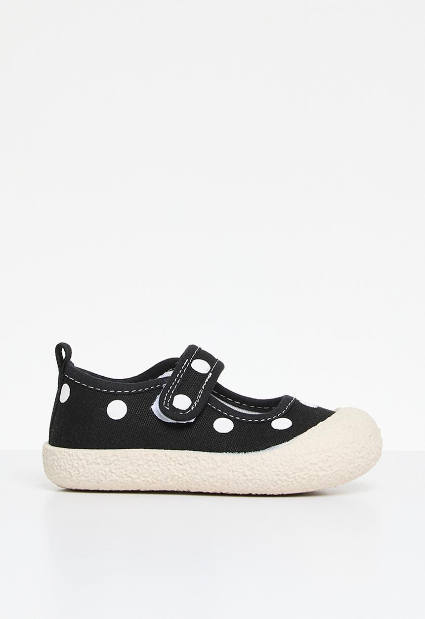 Pop Candy - Polka dot sneakers - black