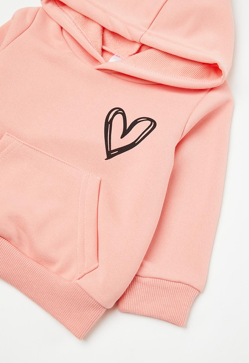 Pop Candy - Hooded sweat top & pant set - orange