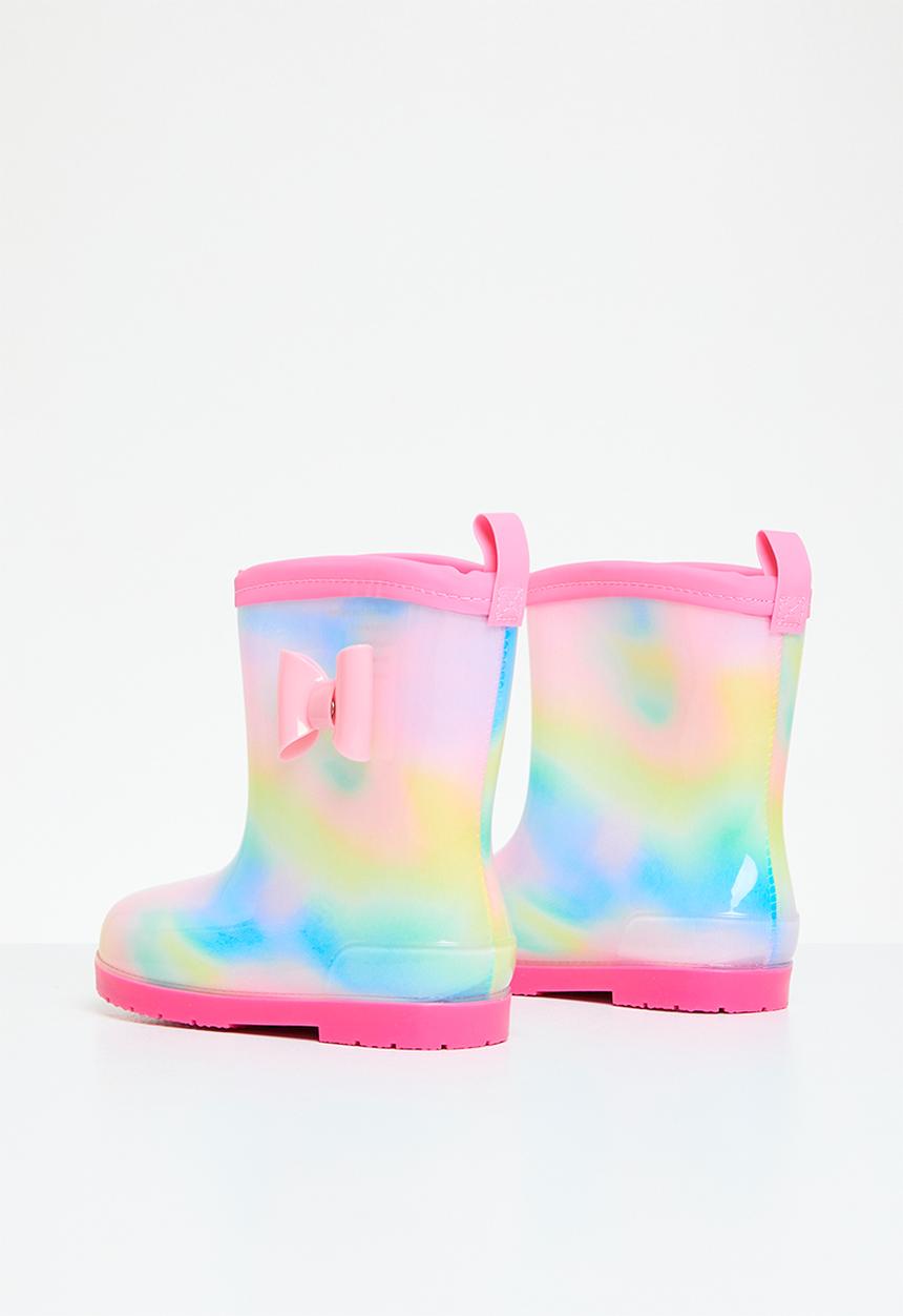 Pop Candy - Tie dye rain boots - multi