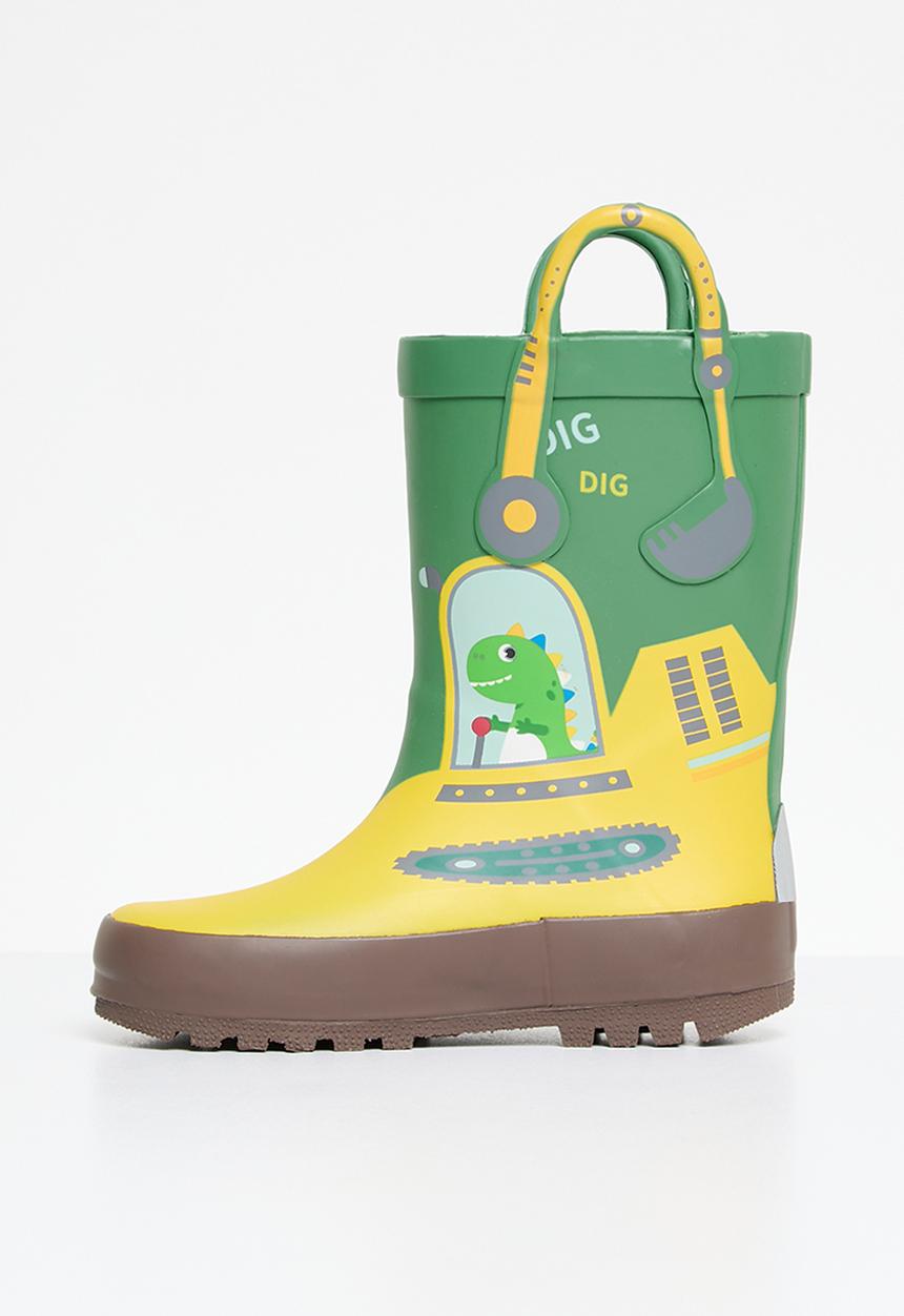 Pop Candy - Printed rain boots - green