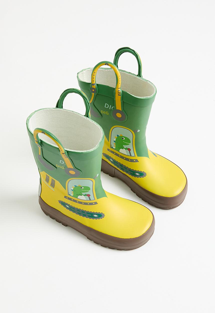 Pop Candy - Printed rain boots - green
