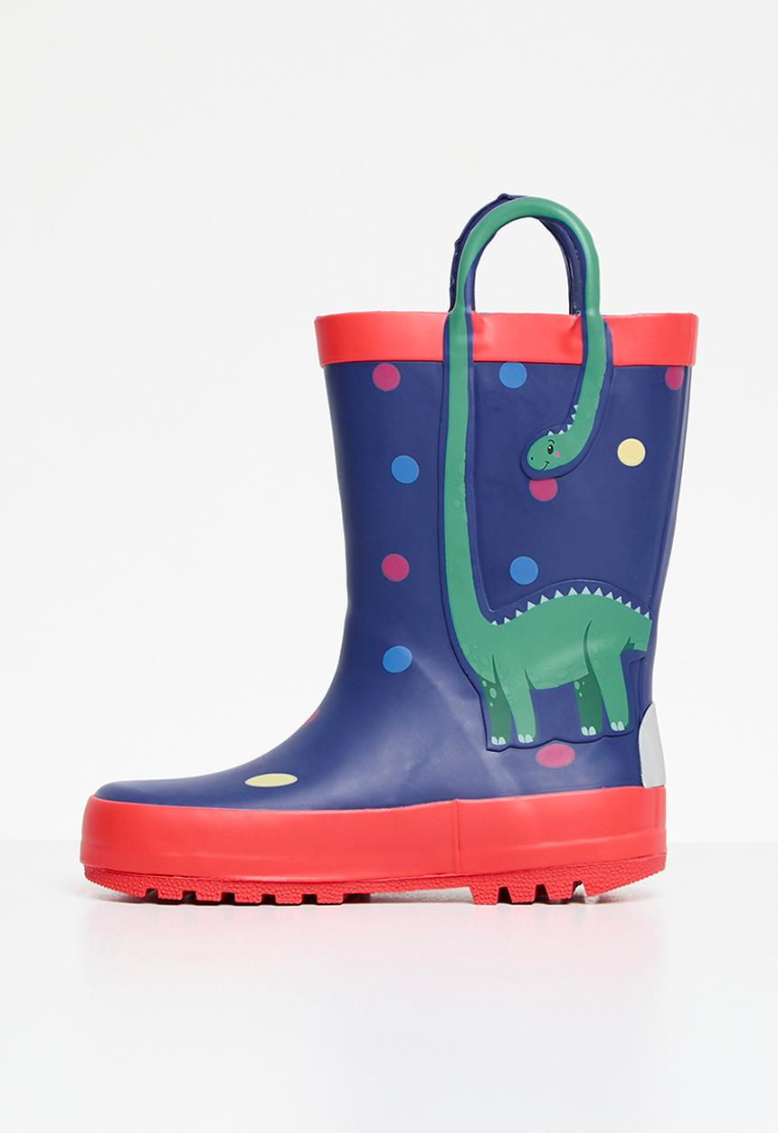 Pop Candy - Printed rain boots - blue