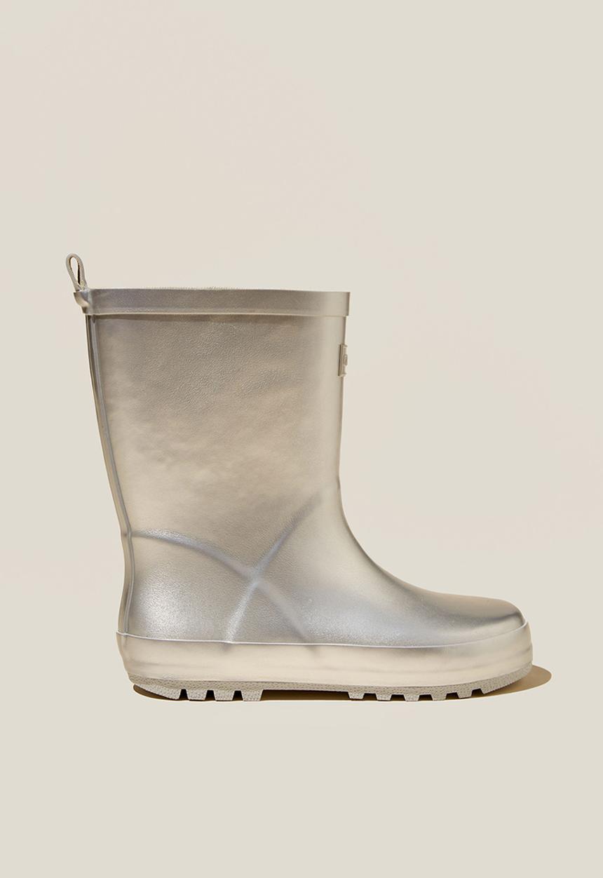 Cotton On - Kids rainboot - silver metallic