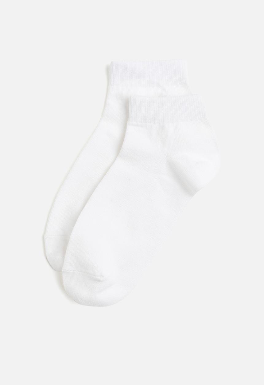 H&M - 5-Pack cotton-blend socks - white