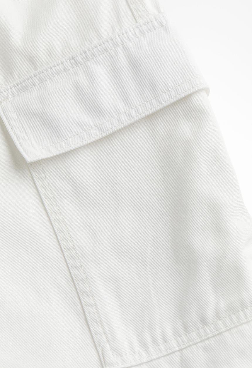 H&M - Cargo trousers - white