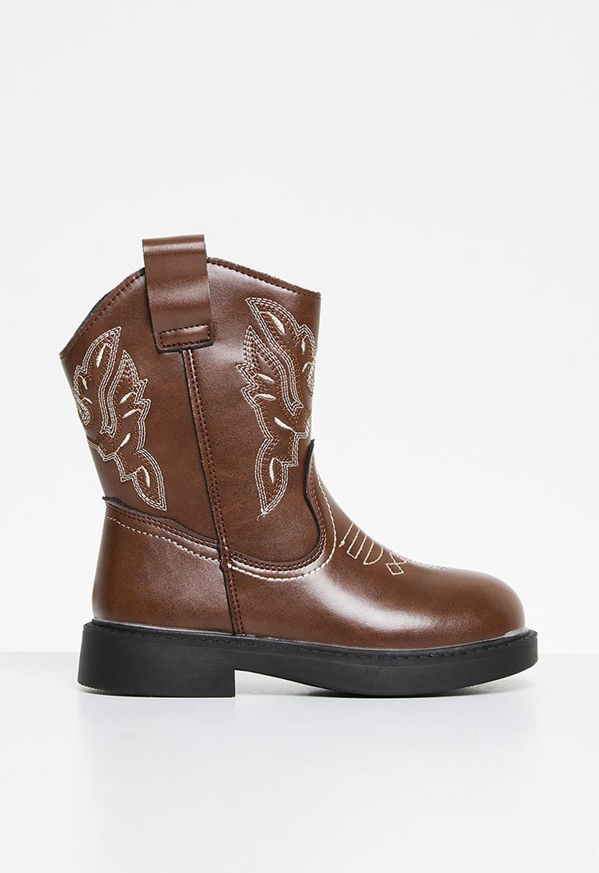 Pop Candy - Cowboy boots - brown