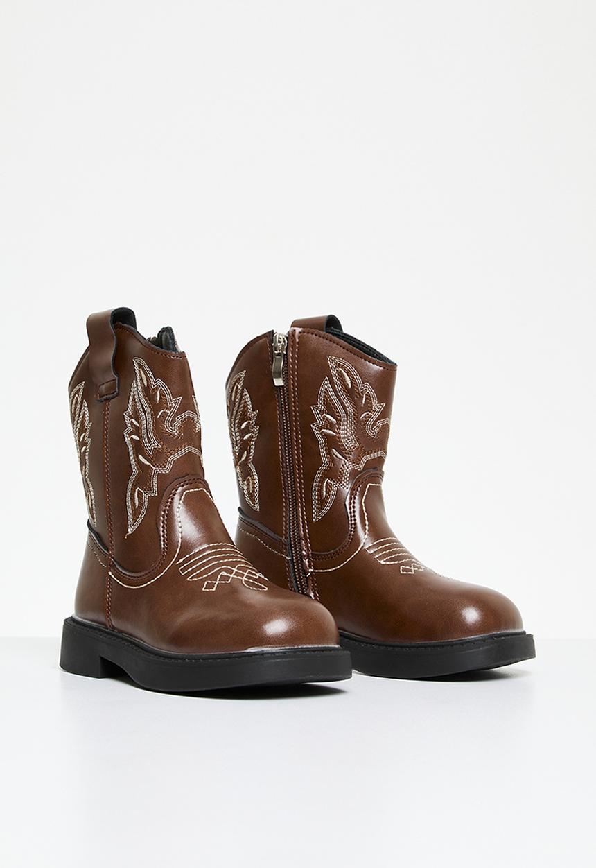 Pop Candy - Cowboy boots - brown