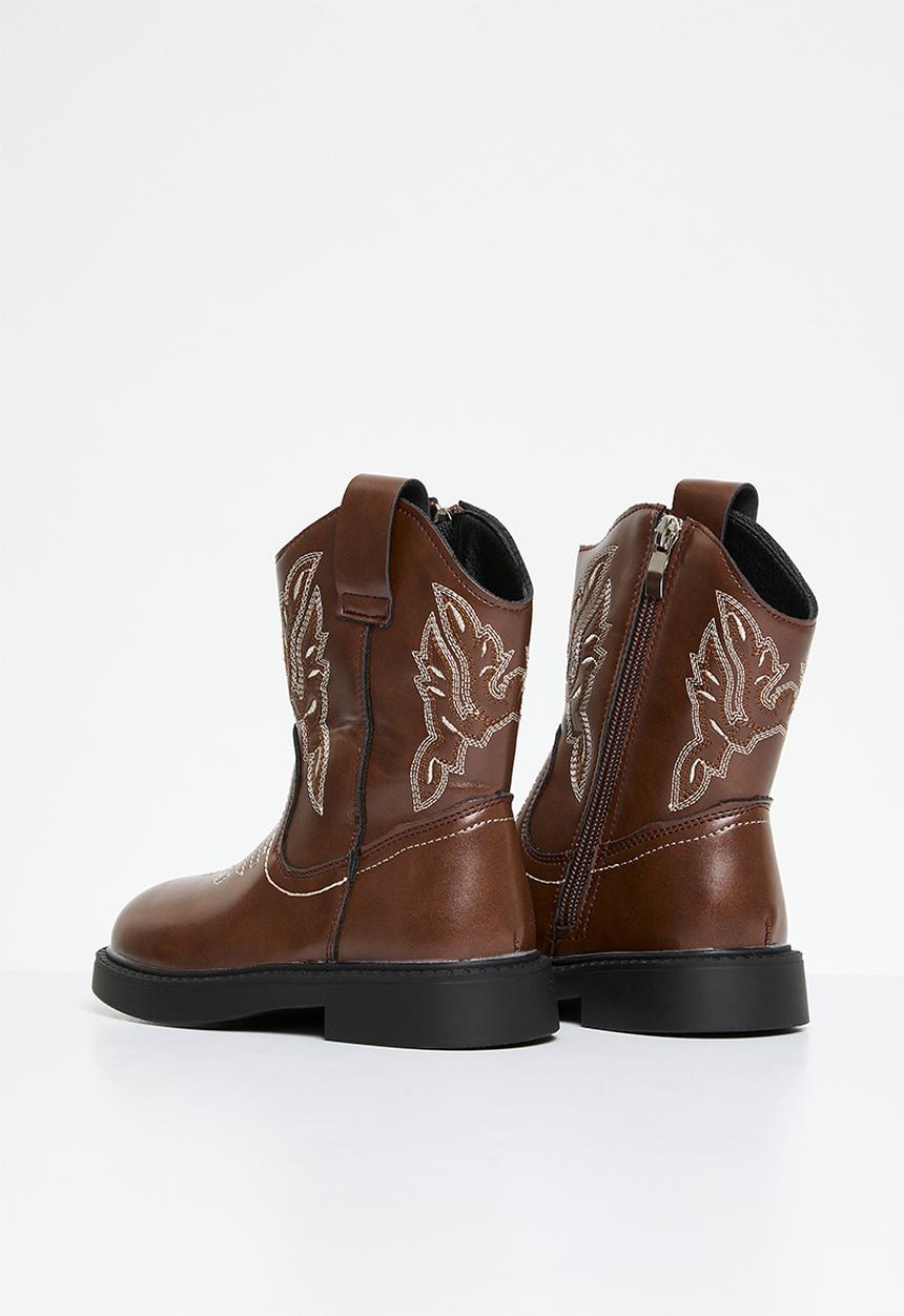 Pop Candy - Cowboy boots - brown