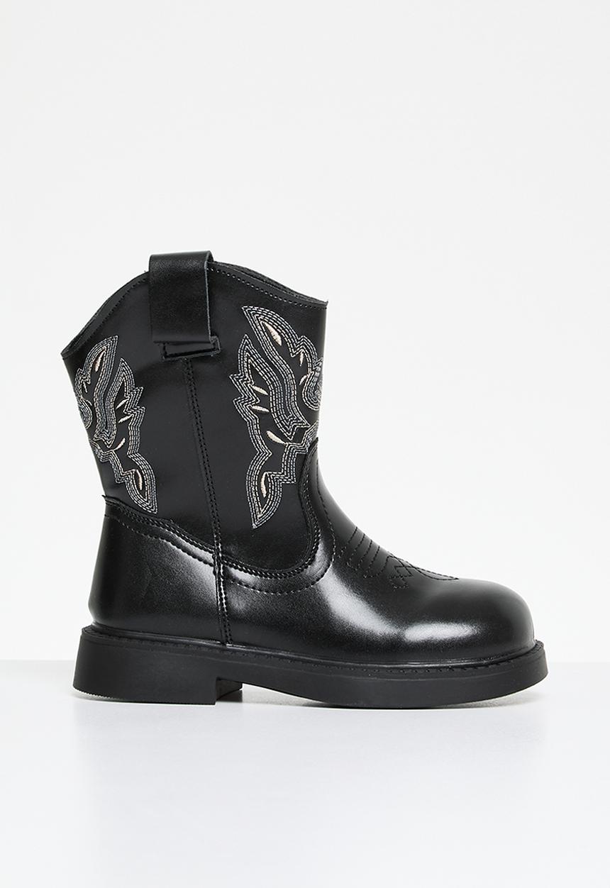 Pop Candy - Cowboy boots - black