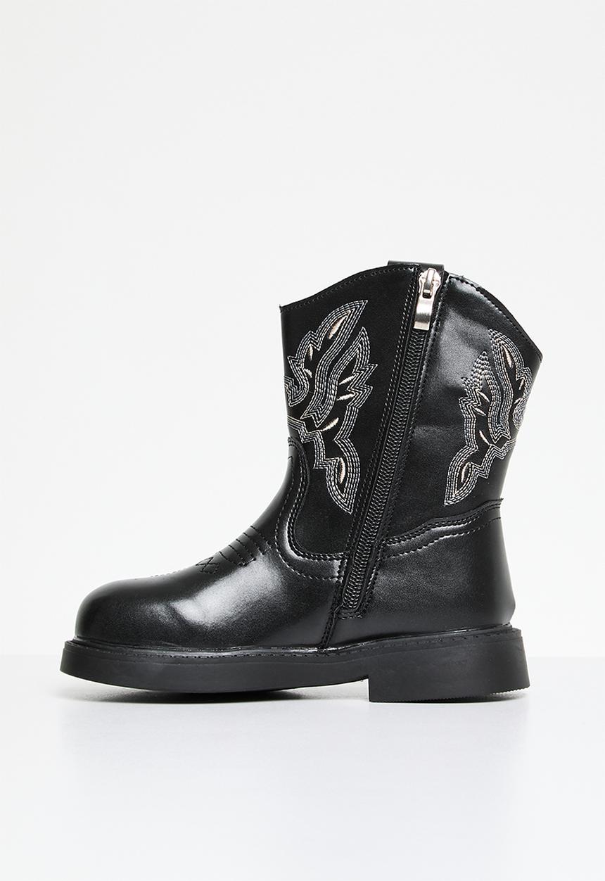 Pop Candy - Cowboy boots - black