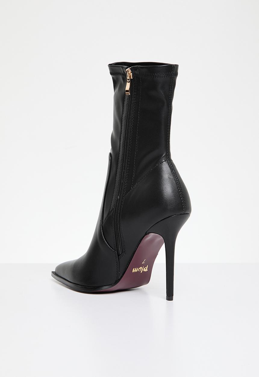 Plum - Vivianne ankle boot - black