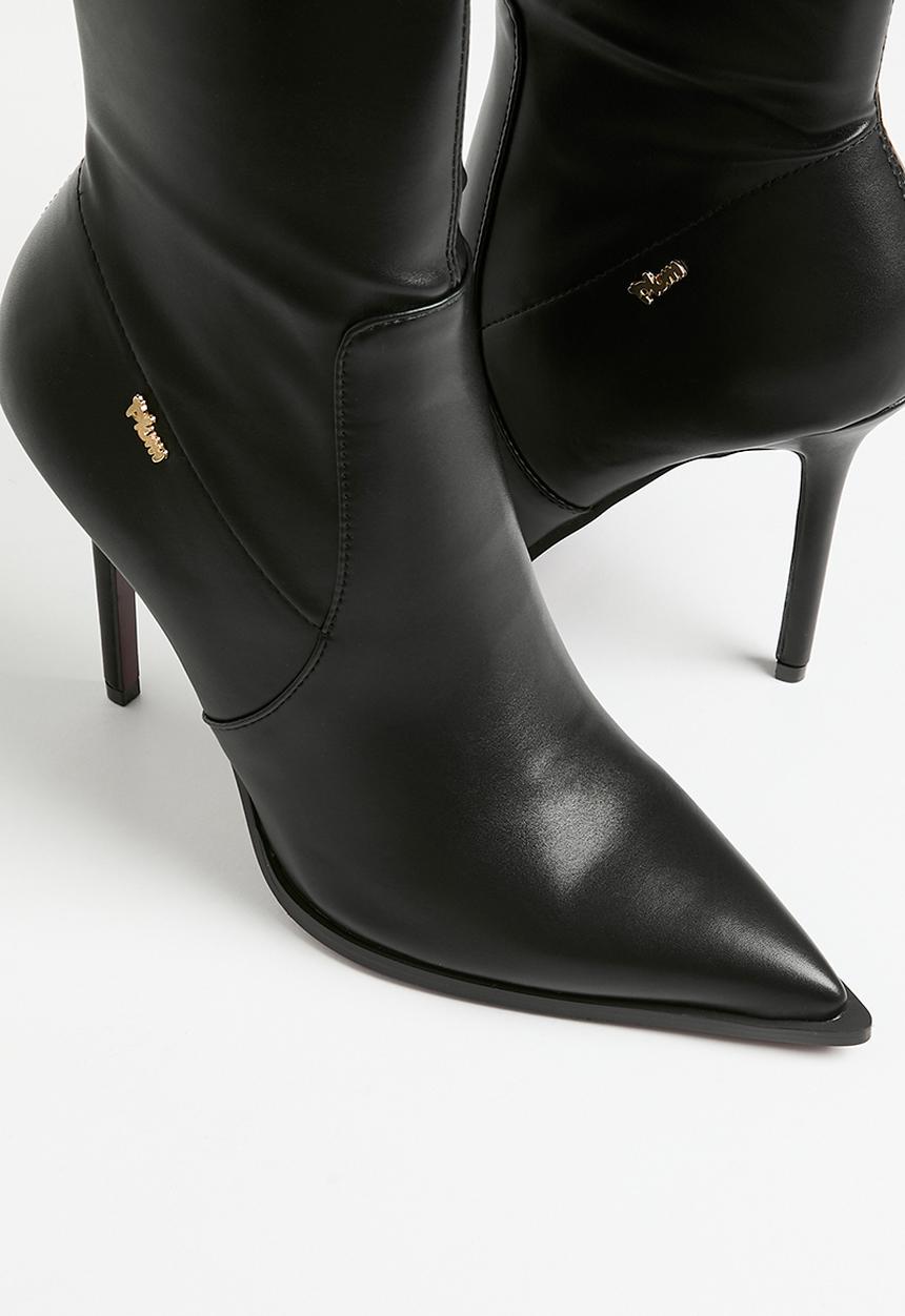 Plum - Vivianne ankle boot - black