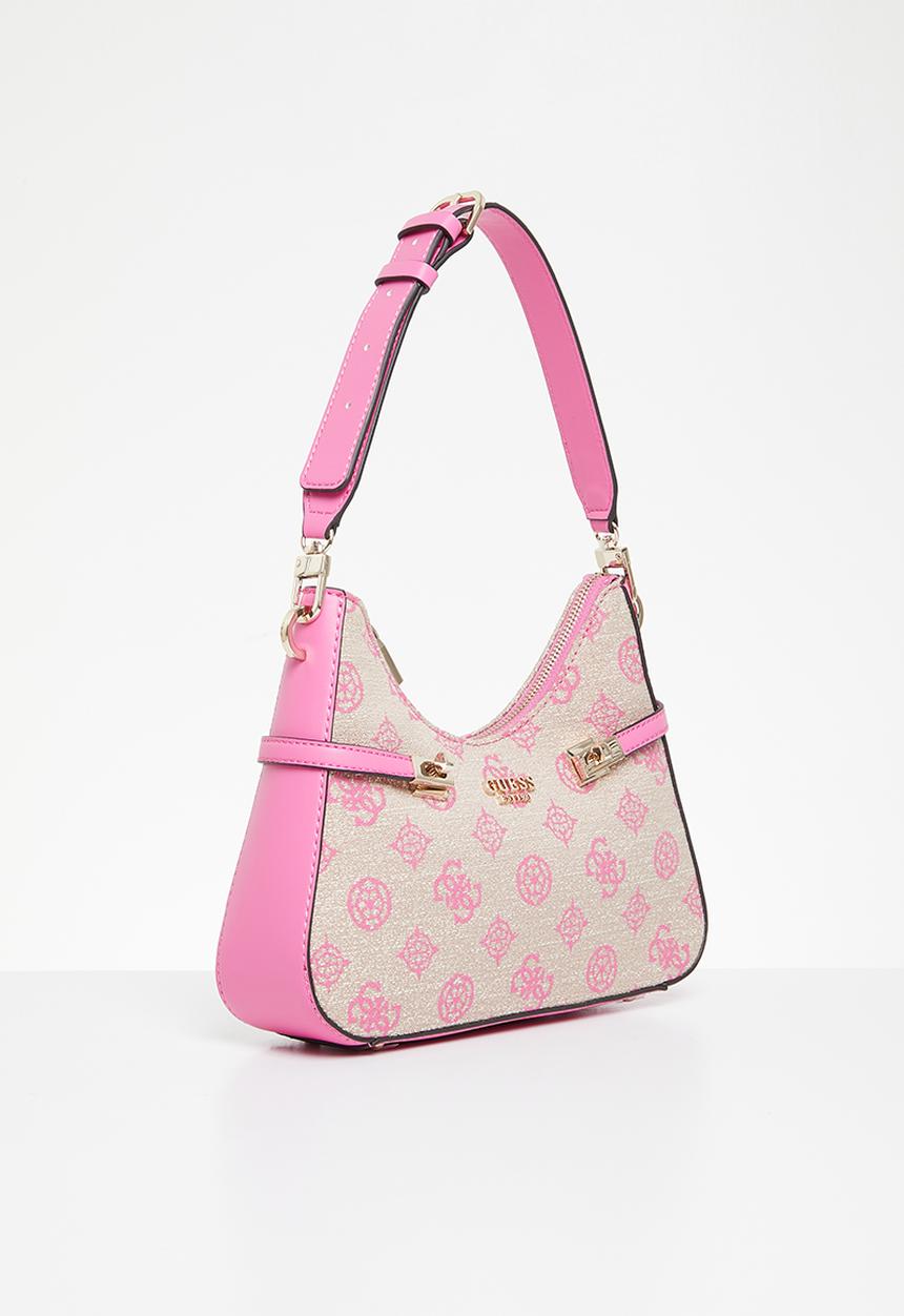 GUESS - Loralee hobo - pink logo