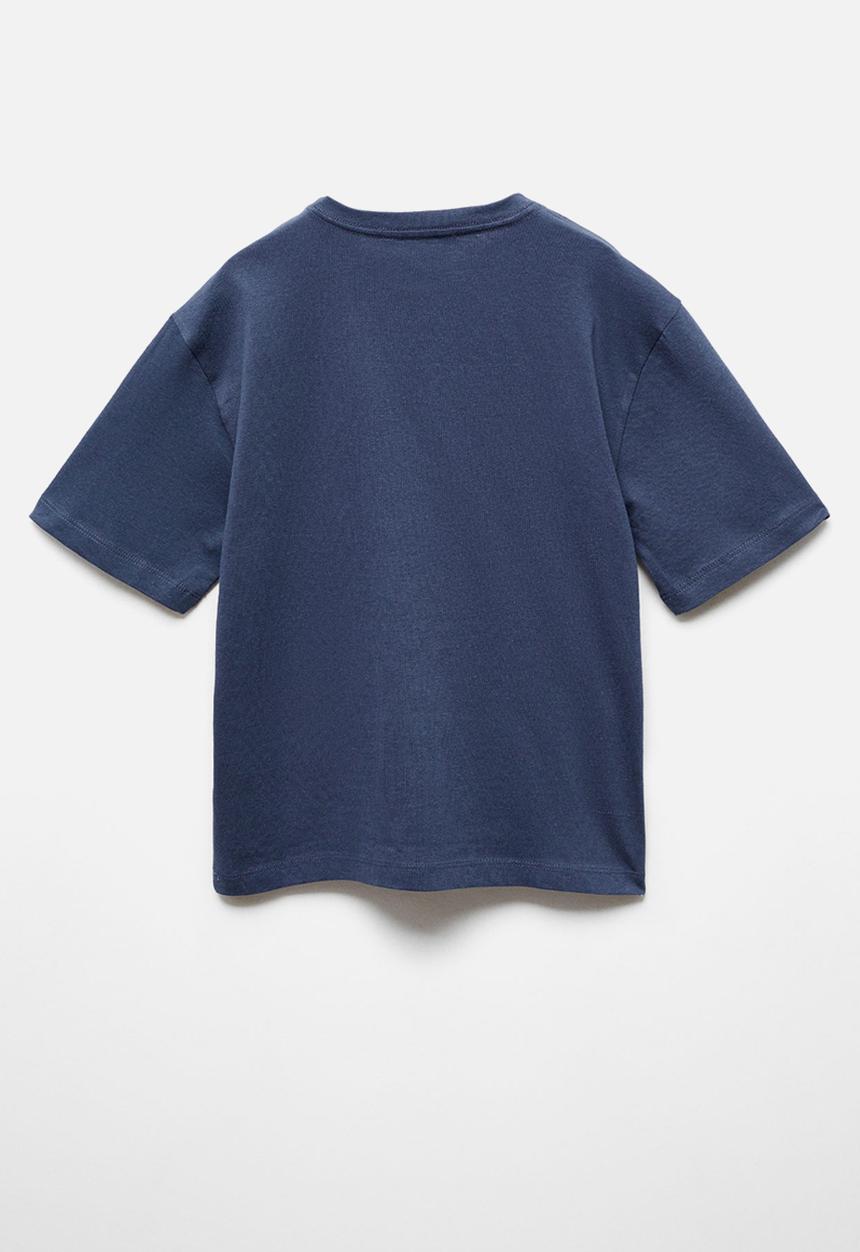 MANGO - T-shirt paddle - navy