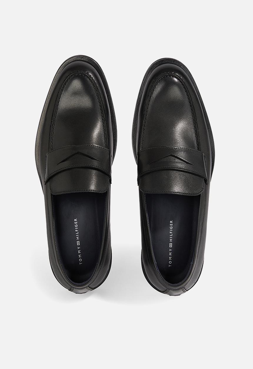 Tommy Hilfiger - Core rwb hilfiger lth loafer - black