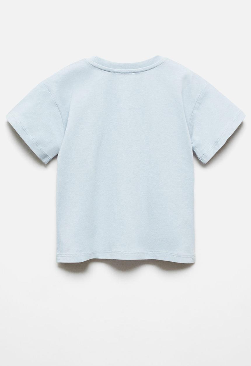 MANGO - T-shirt velero - sky-blue