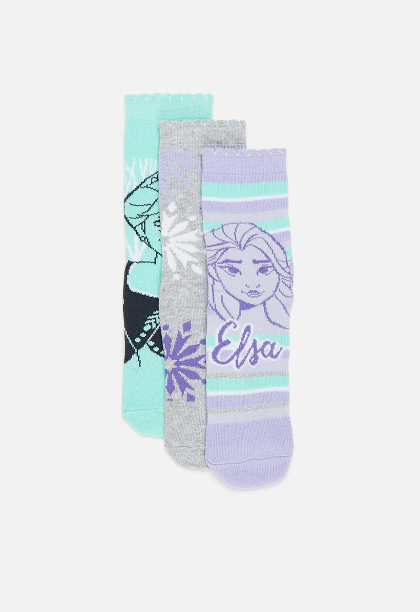 Character Group - Frozen 3 pack socks - purple
