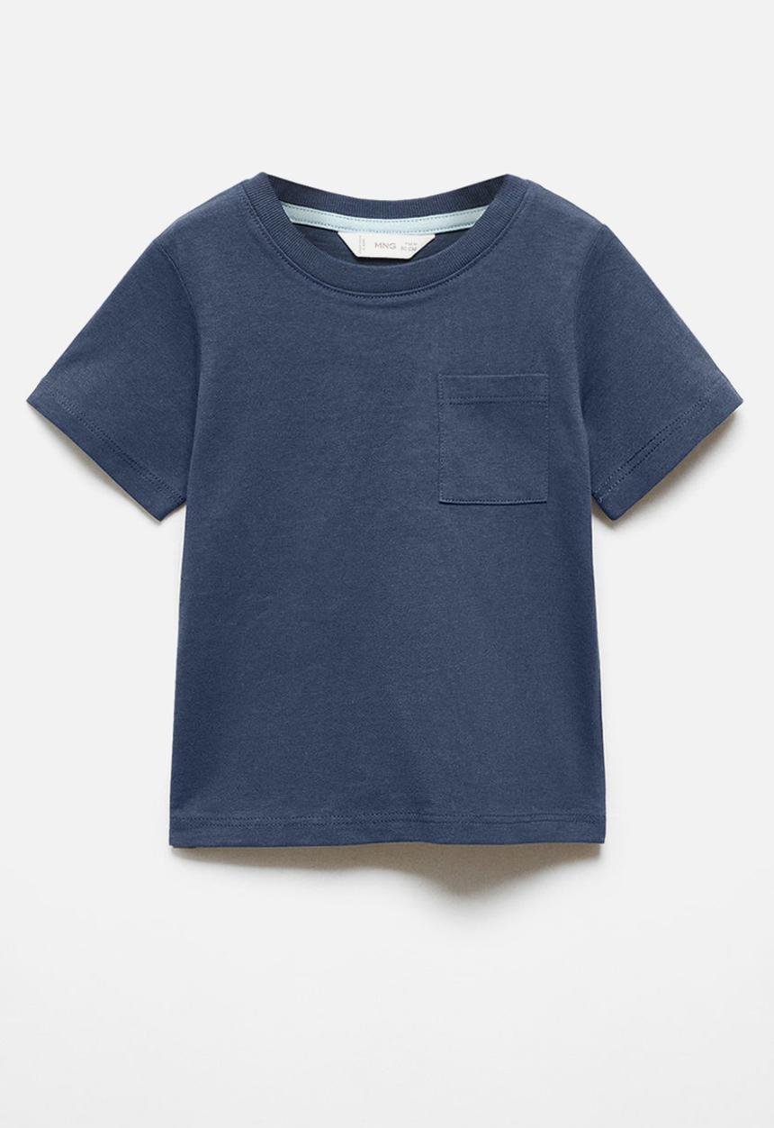 MANGO - T-shirt basica6b - navy