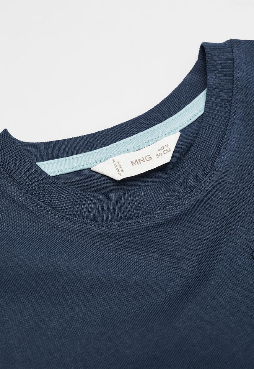 MANGO - T-shirt basica6b - navy