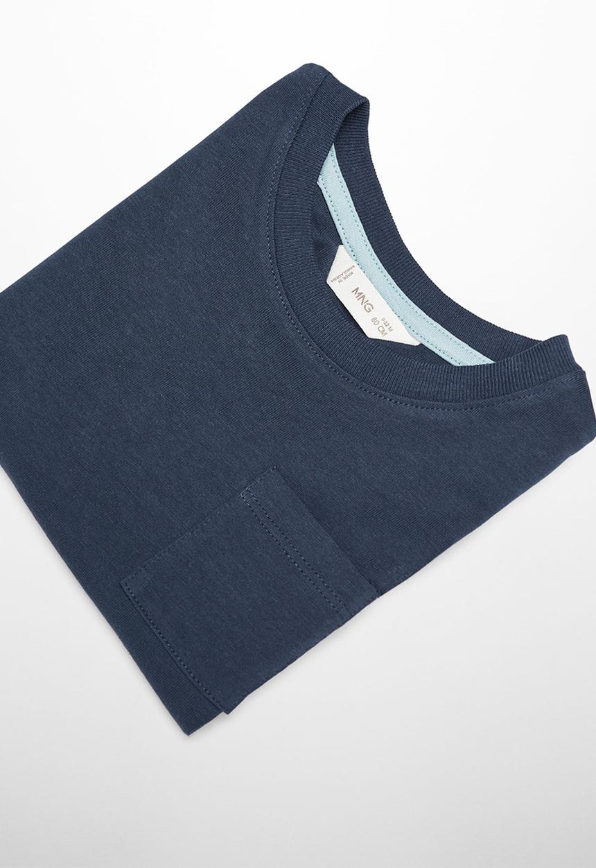 MANGO - T-shirt basica6b - navy