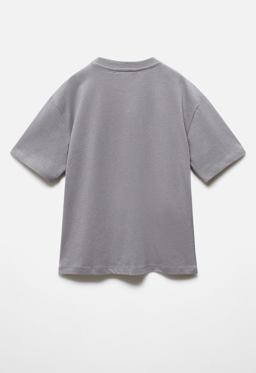 MANGO - T-shirt water - charcoal