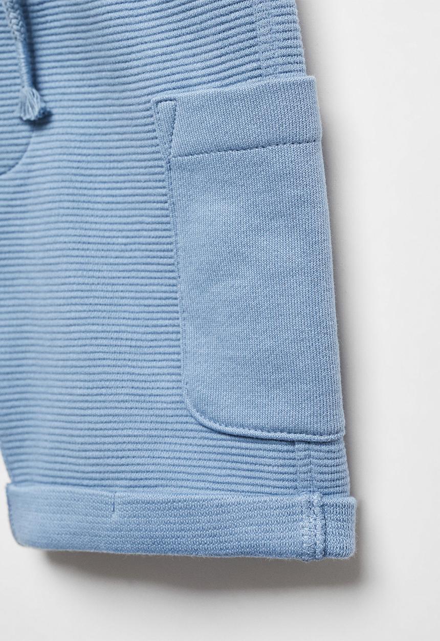 MANGO - Bermuda shorts wave - blue