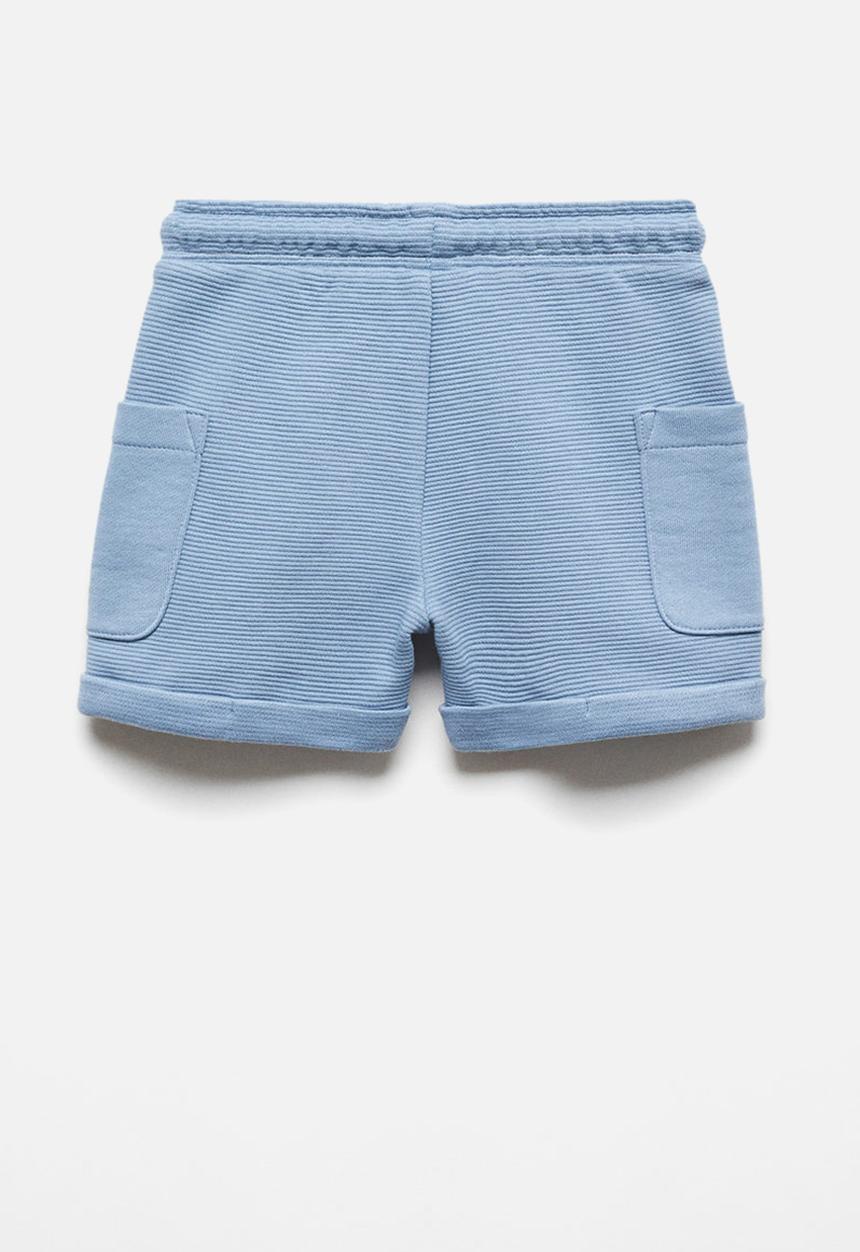 MANGO - Bermuda shorts wave - blue