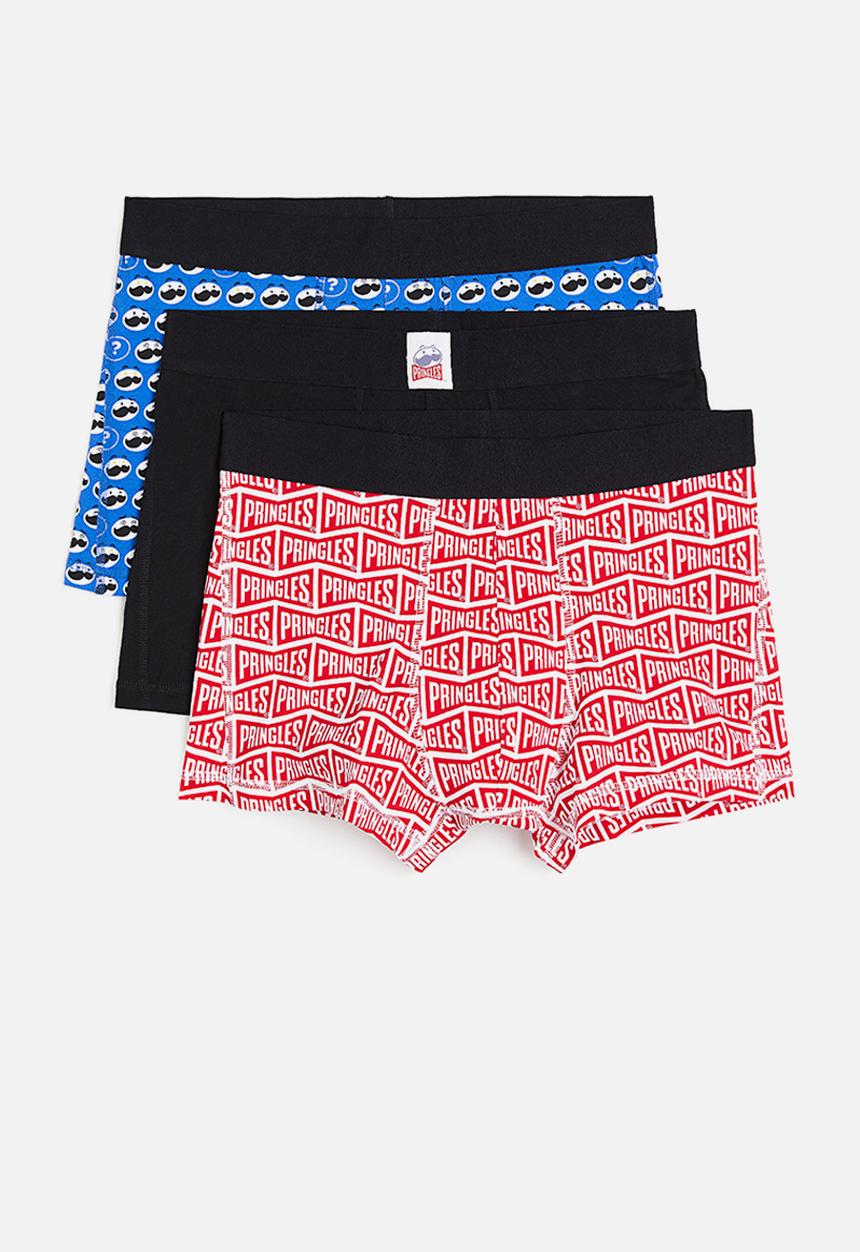 H&M - 3-Pack xtra life™ short trunks - blue,red,multi