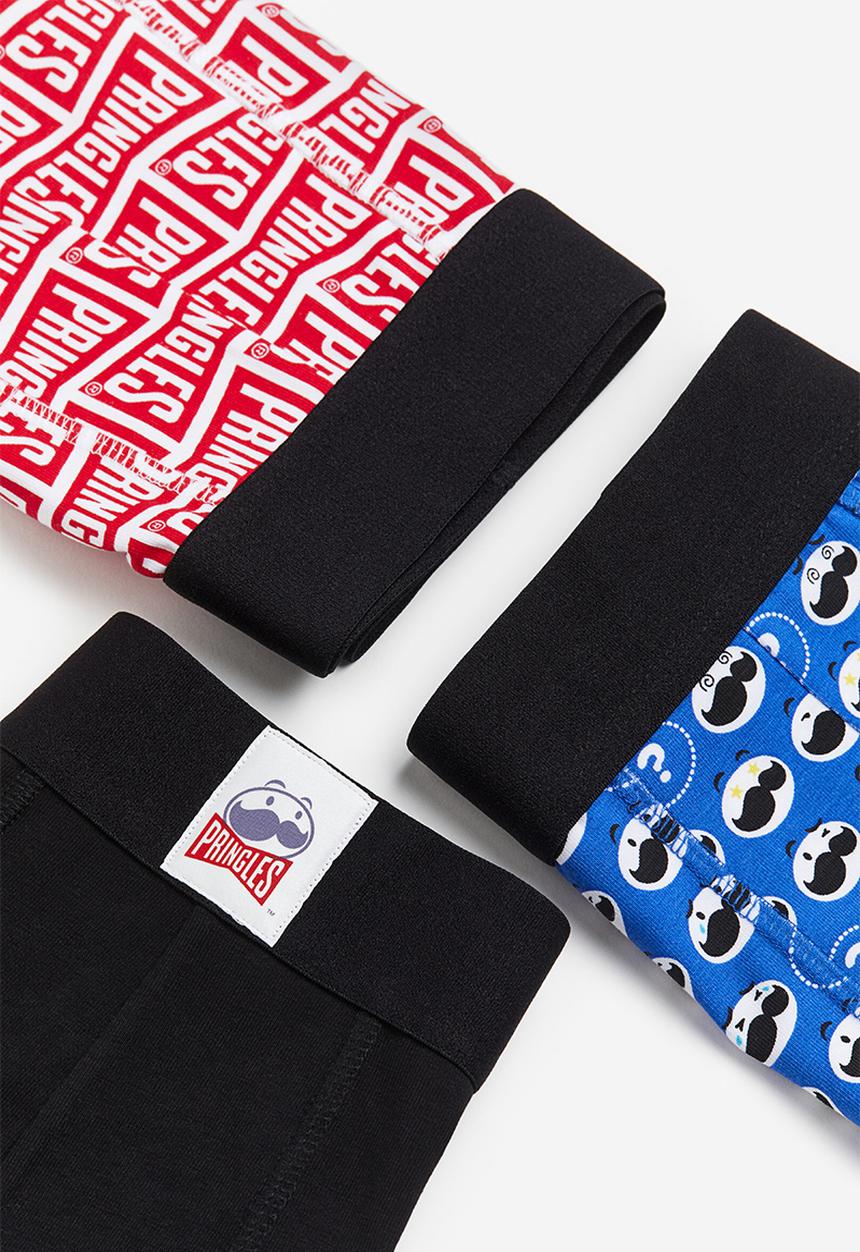 H&M - 3-Pack xtra life™ short trunks - blue,red,multi