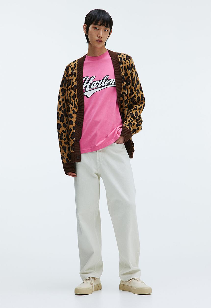 H&M - Loose fit t-shirt - pink & harlem