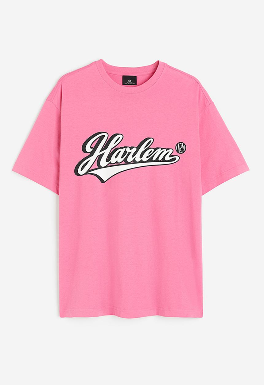 H&M - Loose fit t-shirt - pink & harlem