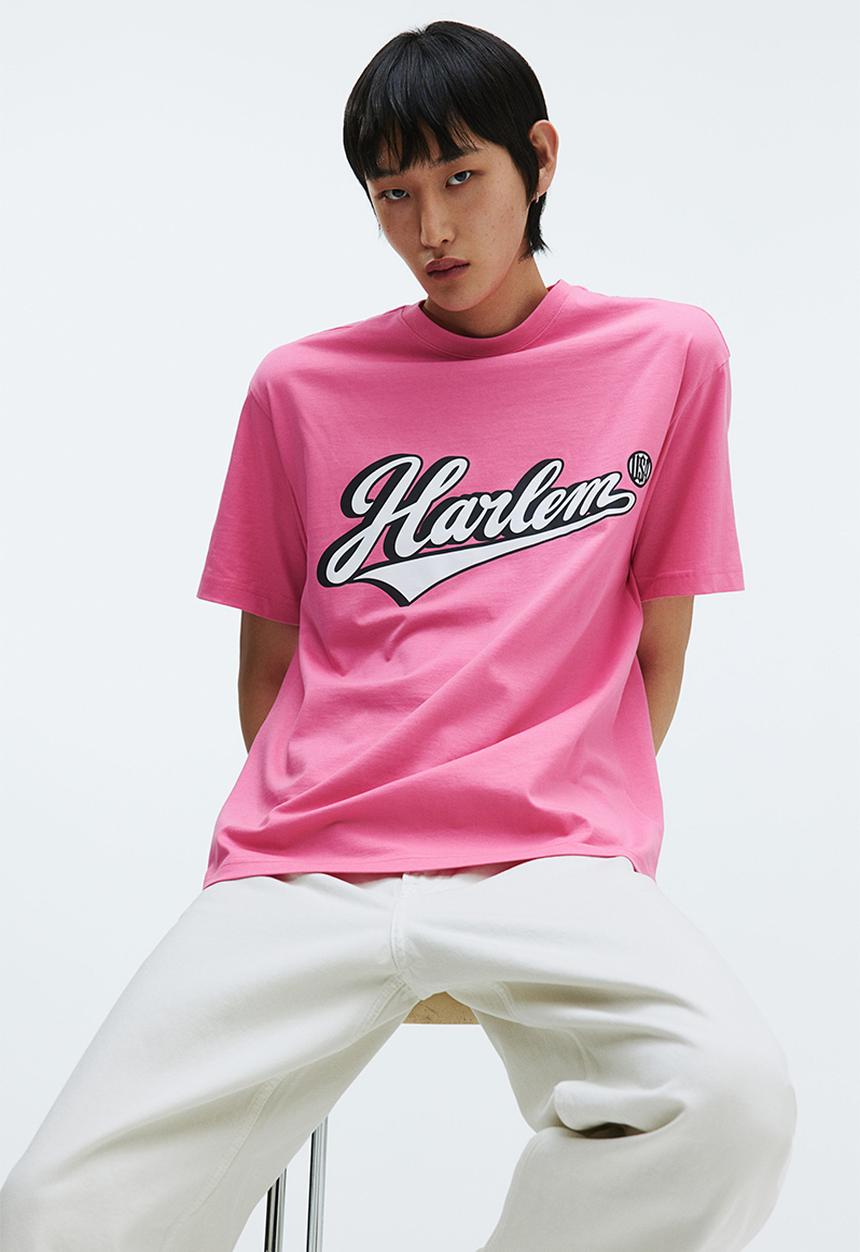 H&M - Loose fit t-shirt - pink & harlem