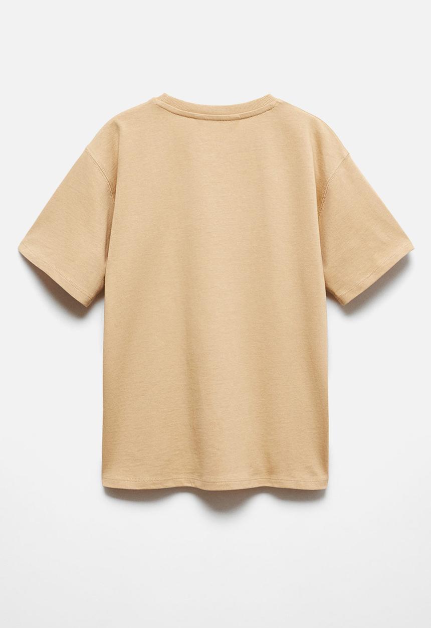 MANGO - T-shirt cord - beige