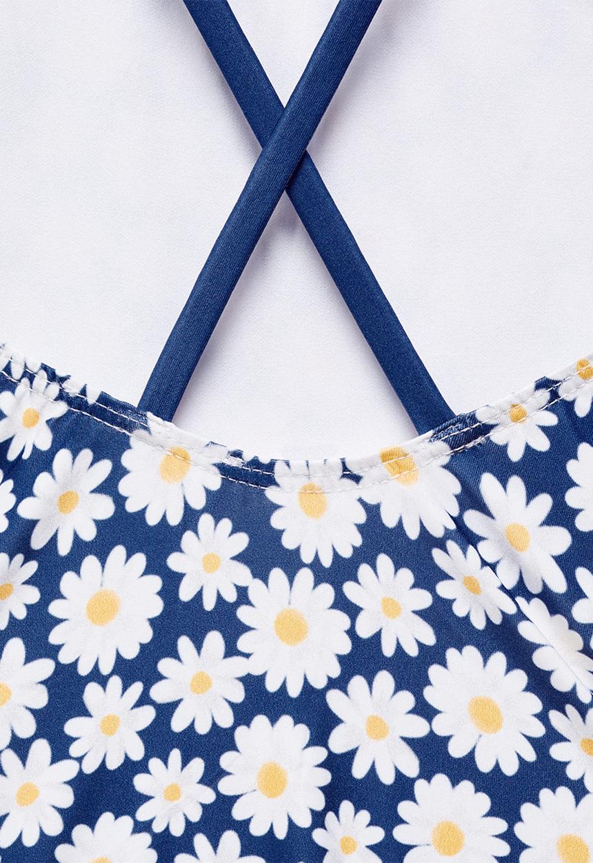 MANGO - Swimsuit margab - navy