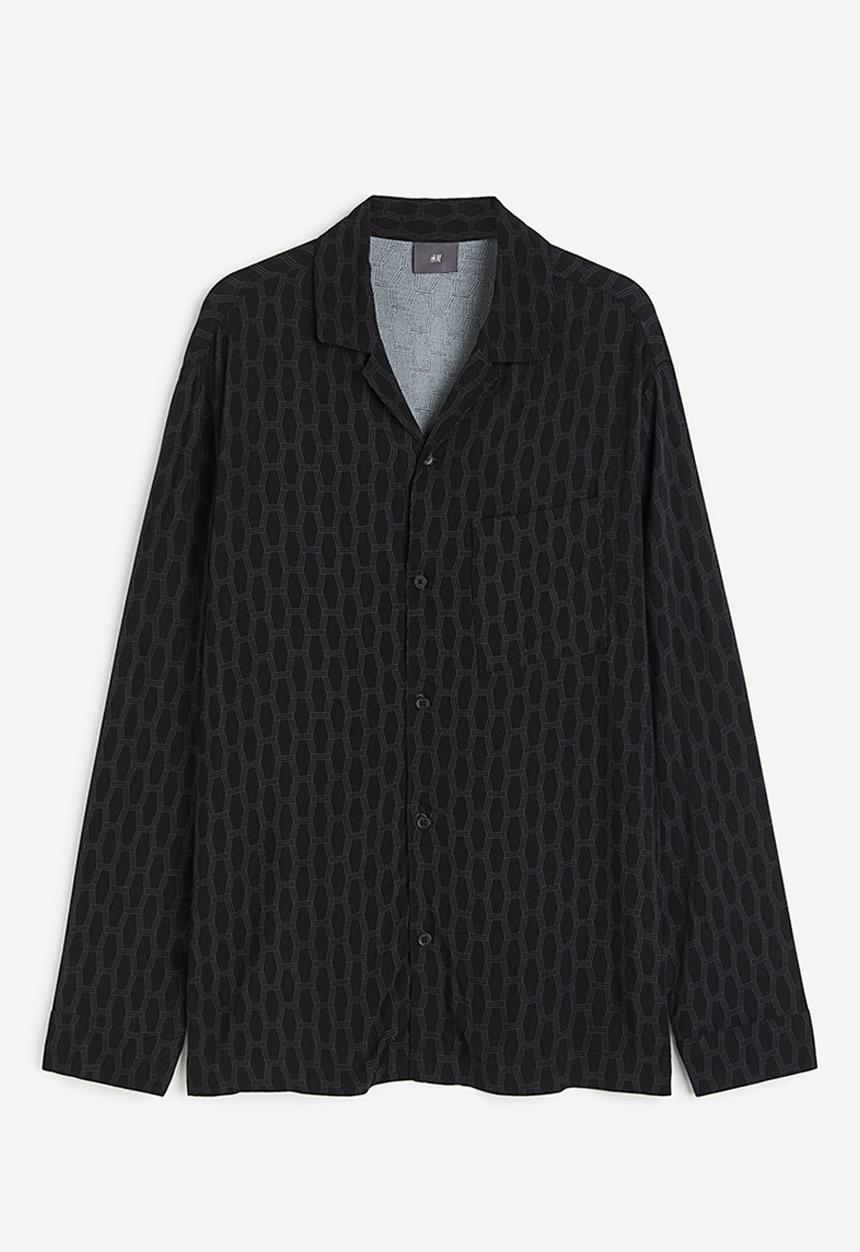 H&M - Relaxed fit pyjamas - black & patterned