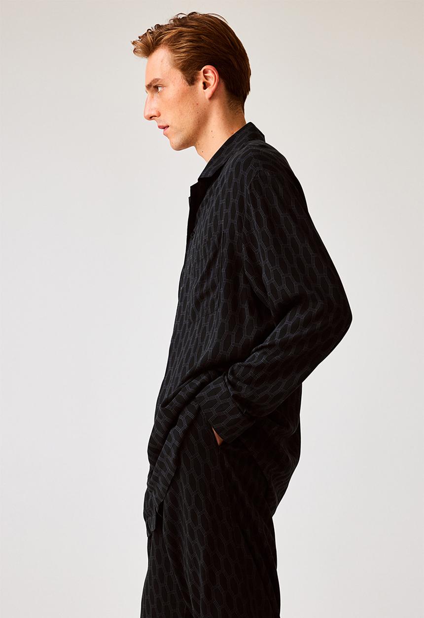 H&M - Relaxed fit pyjamas - black & patterned