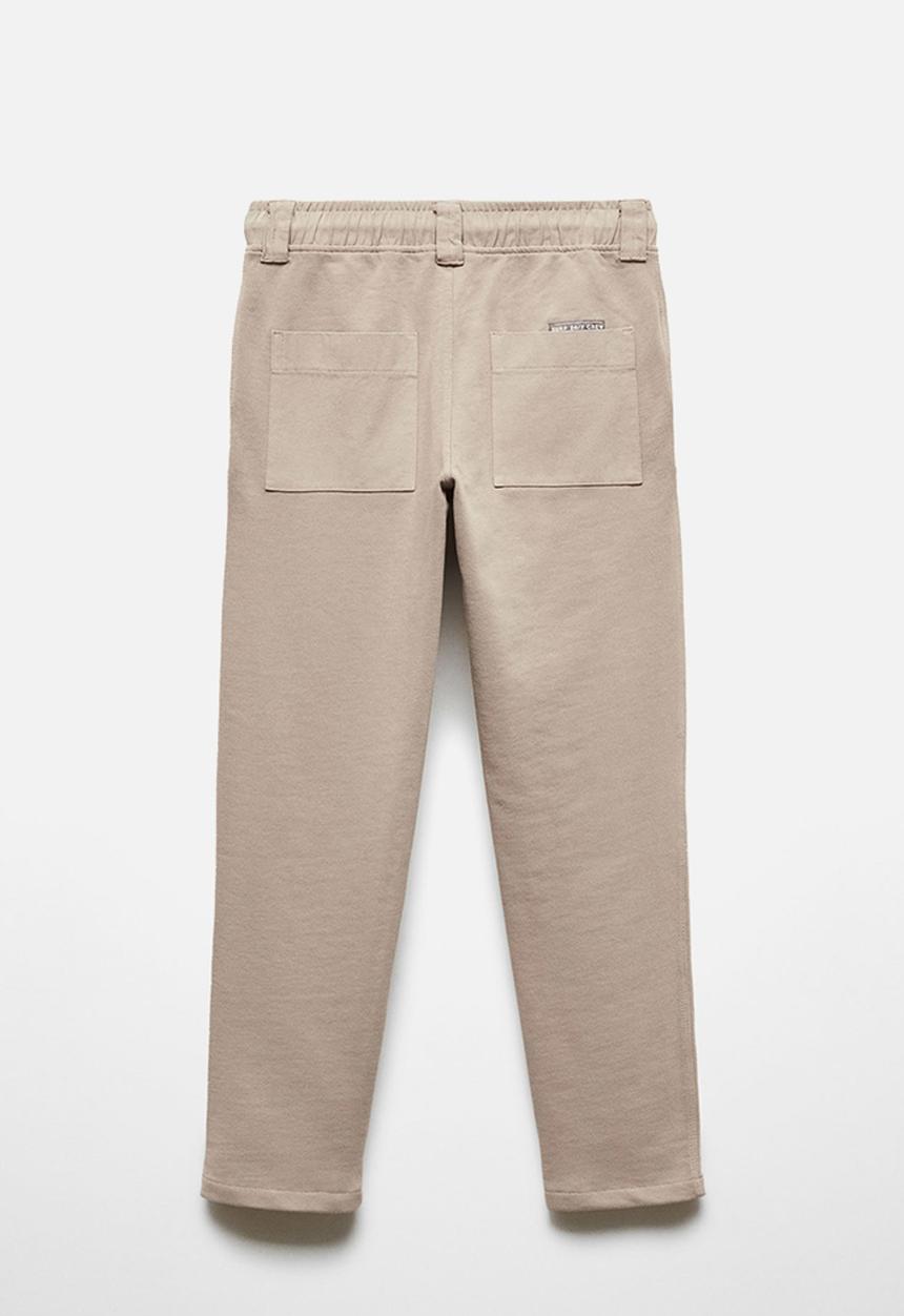 MANGO - Trousers manacor2 - light-brown