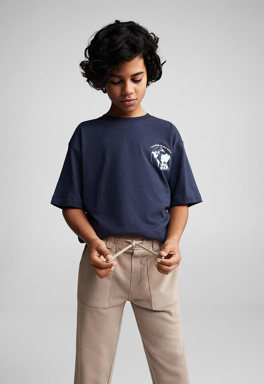 MANGO - Trousers manacor2 - light-brown