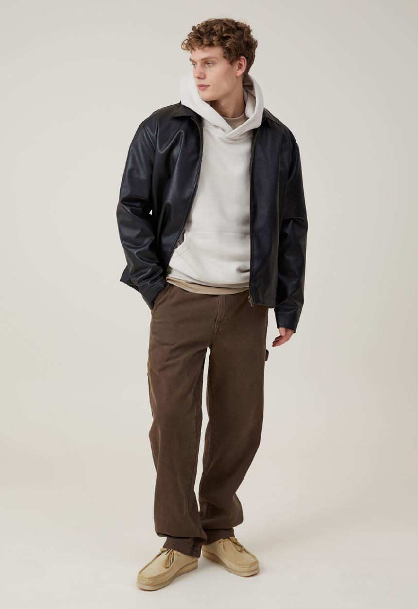 Cotton On - Box fit hoodie - bone