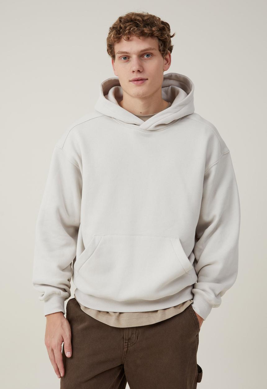 Cotton On - Box fit hoodie - bone