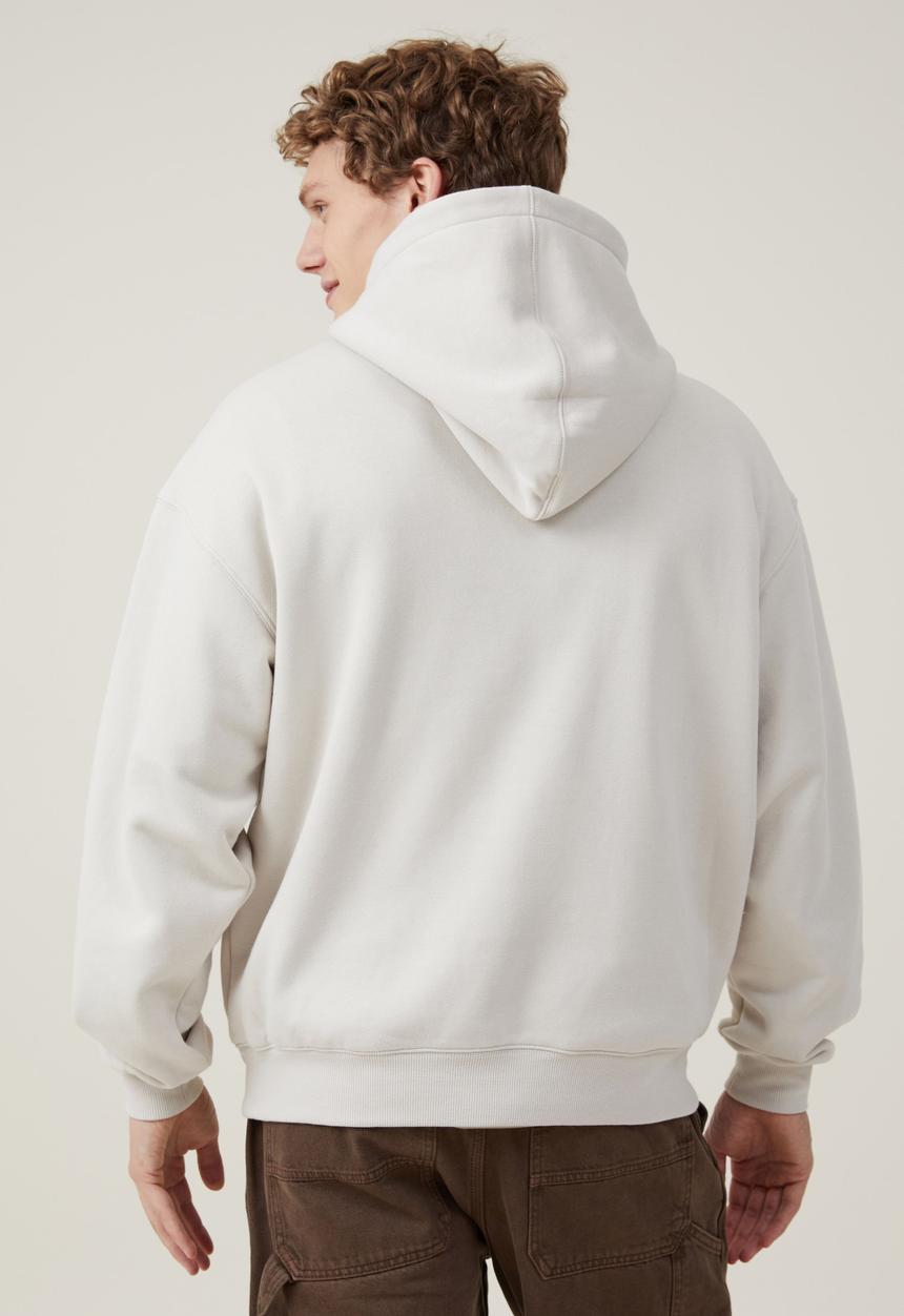 Cotton On - Box fit hoodie - bone