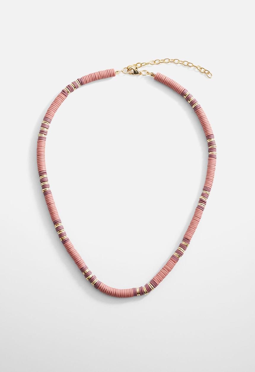 MANGO - Necklace desert - medium orange