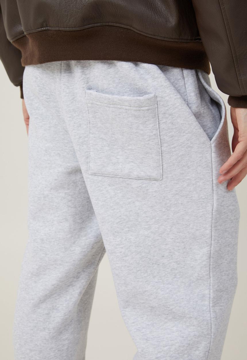 Cotton On - Relaxed track pant - grey marle