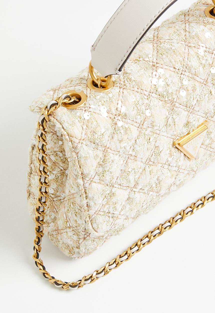 GUESS - Giully 2 compartment cnvrtbl flap - gold 