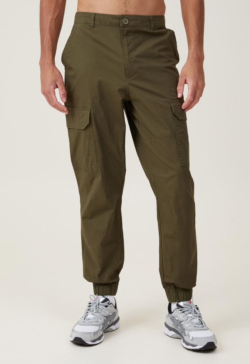 Cotton On - Ripstop Jogger - Military