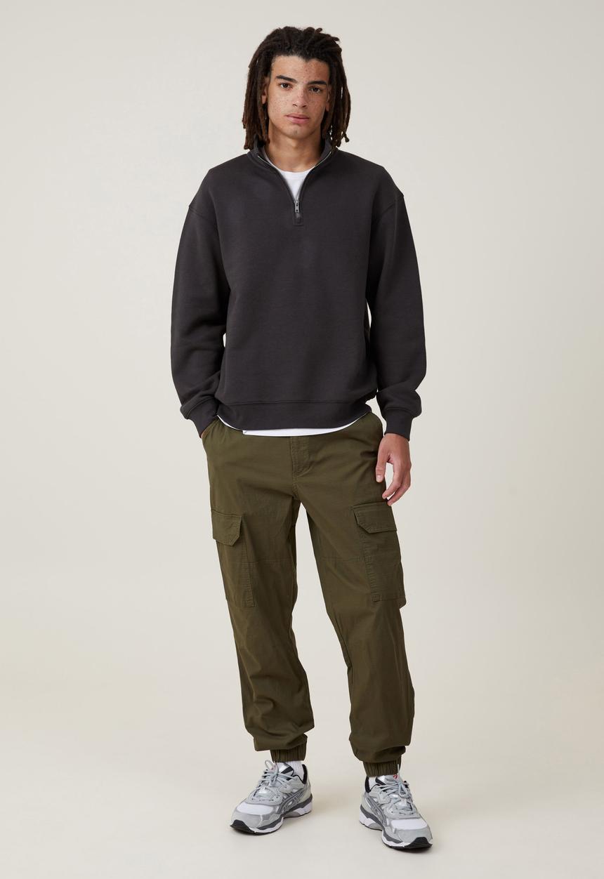 Cotton On - Ripstop Jogger - Military