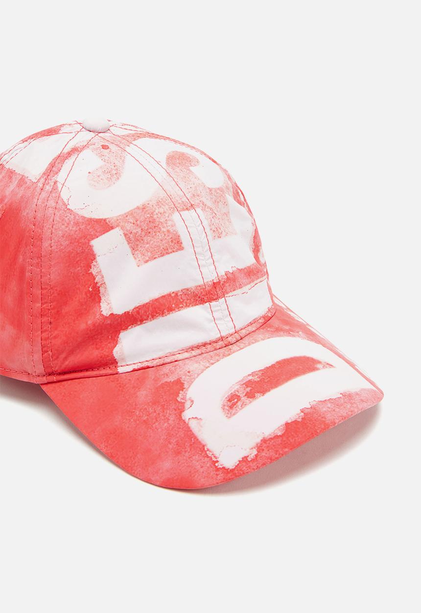 Diesel  - C-Ewan-Ny Hat - Red On White