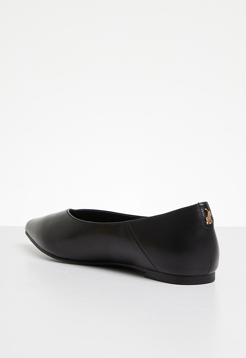 POLO - Pointy seam flat pump - black